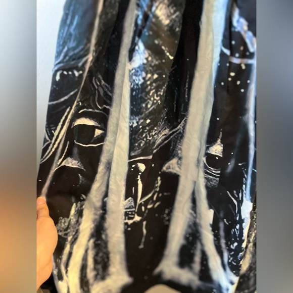 NWT Ahiri Abstract eye print smocked midi dress - Picture 9 of 10